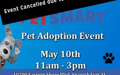 Petsmart Pet Adoption May 10th – Cancelled