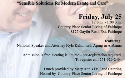 The Haven Hosts Estate Planning Seminar at County Place Senior Living